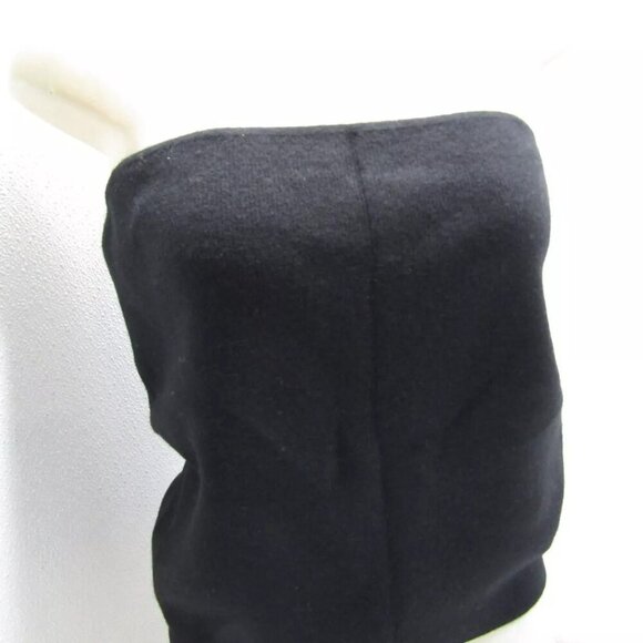 NEW NADAAM Womens Cashmere Signature Cashmere Ribbed Tube Top Size XXL Black - Picture 8 of 13